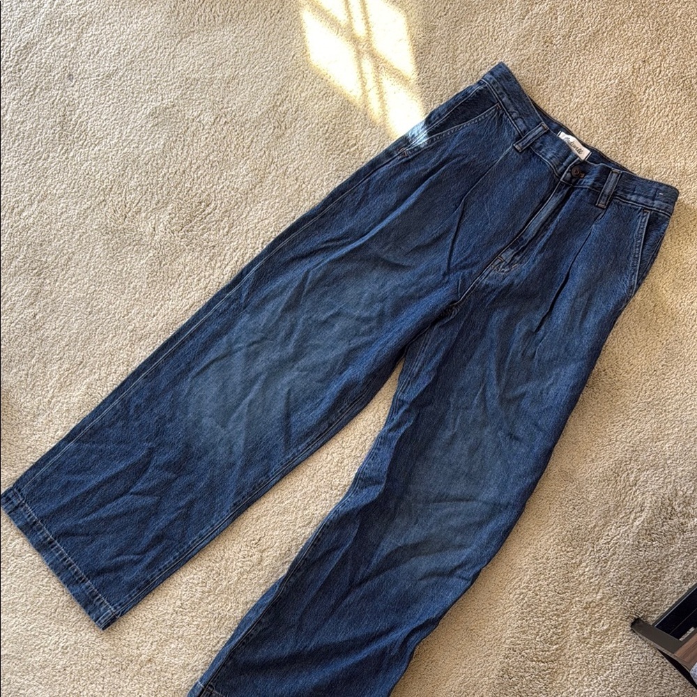 Madewell Relaxed Fit Blue Jeans